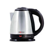 ModishOmbre 1.8 Litres Electric Kettle (PKOSS 1.8)| 1500W| Silver - Black| Automatic Cut-off | Stainless Steel | Rotatable Base | Power Indicator | Single-Touch Lid Locking