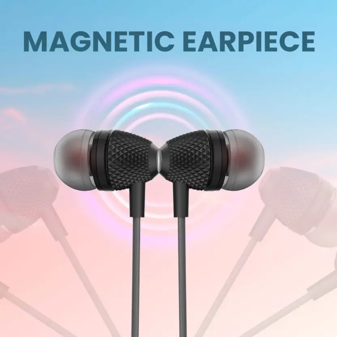ModishOmbre Music Mate Bluetooth Neckband Upto 30 Hours Playback,Extra Bass and 3d Sound Bluetooth  (B MEMS mics, Auto connect, IPX4 Waterproof, Type C charging, Auto connect, In the Ear)