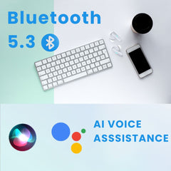 ModishOmbre Vibex TWS Earbuds  50 hr Backup|Quad Mic Clear Calls|13 mm Sound Driver |Display Indicator Bluetooth Headset (45 Ms Latency, Gaming Earbuds, Type C Fast Charging, Extra Earbuds Cushion, True Wireless)