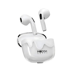 ModishOmbre Aura TWS Earbuds with MEMS Mic Active ENC & Touch Control | 24 Hrs Battery | 40 MS Latency Gaming Headset | 5.3v Bluetooth | Sweat Resistance | ExtraBass Earbuds