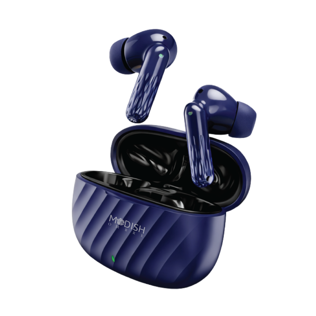 Modishombre POD 7+ Wireless Earbuds with 50 Hours Playtime, ENC & Deep Bass – IPX5 Water Resistant