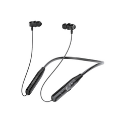 Black Dynamite Neckband Earbuds – Sleek and Classic Look

