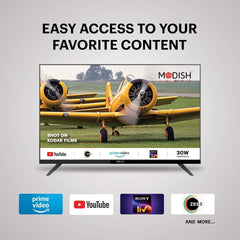 MOD32SFL-ECHO 32-Inch Full Android Smart LED TV | Cloud TV | Wi-Fi & Screen Mirroring | 512MB RAM + 4GB Storage | 2 Years Warranty