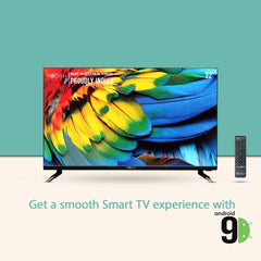 MOD32SGFL-ECHO+ 32-Inch Full Android Smart LED TV | Cloud TV | 512MB RAM + 8GB Storage | Wi-Fi & Screen Mirroring | Golden Bezel Design