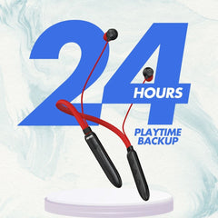 ModishOmbre Beast Wireless Neckband  | 24HRS Playtime | Fast Charging Bluetooth Earphones | Auto Connect | Deep Bass HD Sound | Noise Reduction Mic | IPX4 Water Resistant