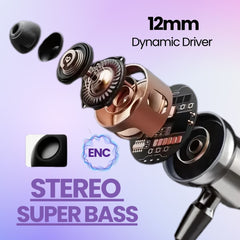 ModishOmbre Avenger Neckband  Bluetooth Headphone, 88 Hrs Playtime Backup, Smart Magnetic Earbuds (Hall Swtich), Vibration Alerts,12 mm Driver Dynamic Sound, ENC, 5.4 Low Latency Wireless Neckband