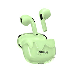 ModishOmbre Aura TWS Earbuds with MEMS Mic Active ENC & Touch Control | 24 Hrs Battery | 40 MS Latency Gaming Headset | 5.3v Bluetooth | Sweat Resistance | ExtraBass Earbuds