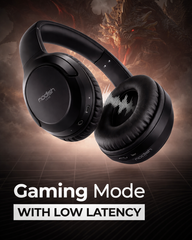 Modishombre Bassive ANC Headphones – Pure Rich Bass, Active Noise Cancellation, 12H Playback