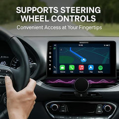 ModishOmbre Gemstone 10.4” QLED 2K Car Android Stereo | OS 13 | 4GB RAM + 64GB ROM | Built-in Exhaust Fan | Bluetooth | WiFi | Single Knob Screen | AHD Camera + 65W Cable + 100W Charger Free