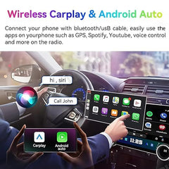 ModishOmbre Gemstone 2K Car Android System | 10.1" Full HD Touchscreen | Wireless CarPlay & Android Auto | 4GB RAM, 64GB ROM