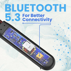 ModishOmbre Beast Wireless Neckband  | 24HRS Playtime | Fast Charging Bluetooth Earphones | Auto Connect | Deep Bass HD Sound | Noise Reduction Mic | IPX4 Water Resistant