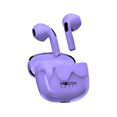 ModishOmbre Aura TWS Earbuds with MEMS Mic Active ENC & Touch Control | 24 Hrs Battery | 40 MS Latency Gaming Headset | 5.3v Bluetooth | Sweat Resistance | ExtraBass Earbuds