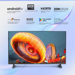 MOD43GFLVR-Google TV 43-Inch Full Android A++ Smart LED TV – 1GB RAM + 8GB Storage, Voice Remote, Google TV, 2-Year Warranty