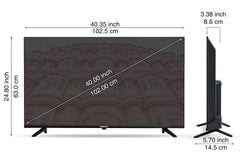 MOD43SFLVR-STAR 43-Inch Full Android A++ Smart LED TV – 1GB RAM + 8GB Storage, Voice Remote, 2-Year Warranty