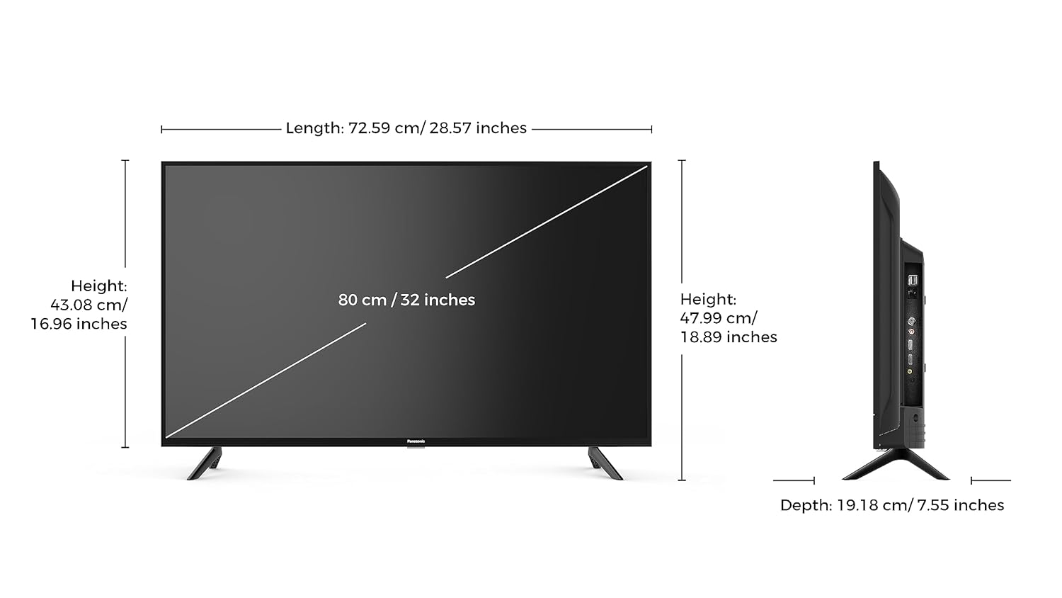 MOD24NFLHD 24-Inch LED TV HD (Normal) | 2K HDR Display | Wi-Fi & Bluetooth | Dolby Audio | 1 Year Warranty (No Installation – No Finance)