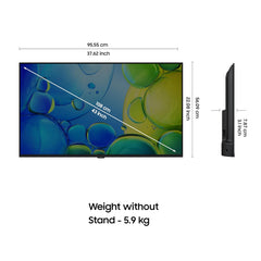 MOD43SFL-PRIME 43-Inch Smart LED TV – 512MB RAM + 4GB Storage, Sharp Display, 2-Year Warranty