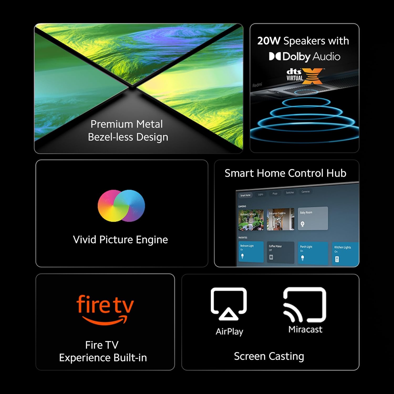 MOD32NFLHD 32-Inch LED TV HD (Normal) |2K HDR Display | Wi-Fi & Bluetooth | Dolby Audio | 1 Year Warranty (No Installation – No Finance)