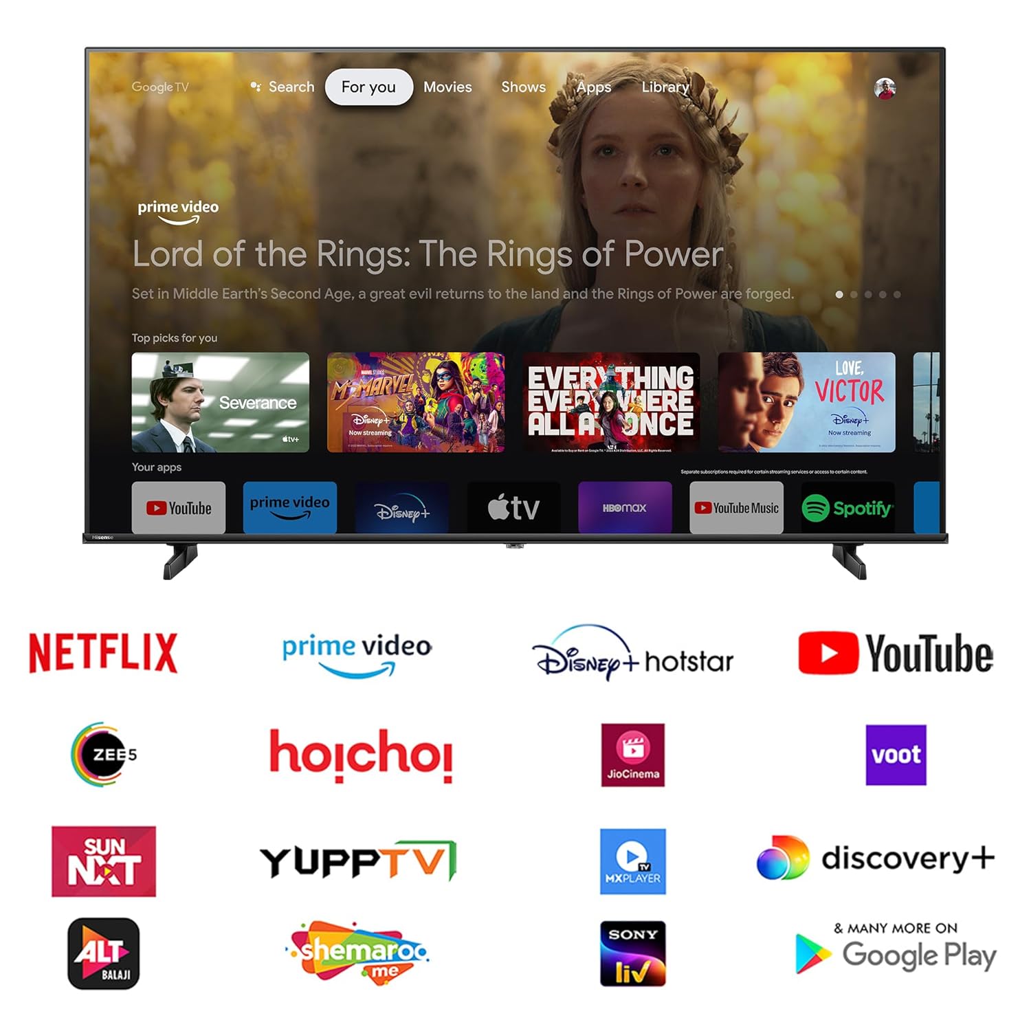 MOD55SQFL-4K-Q LED 55-Inch Full Android Smart Frameless LED TV – UHD 4K Display, 1GB RAM, 2-Year Warranty