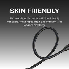 Rambler Bluetooth Neckband Upto 24 Hours Playback,Extra Bass Sound & Clear Mic Bluetooth Headset (Active Noise Cancellation, Crystal Clear Sound, Long Lasting Battery, in The Ear)