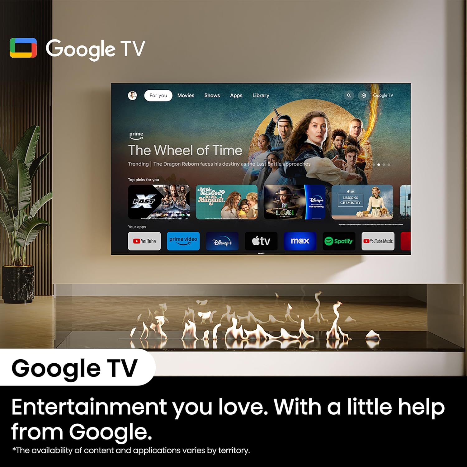 43" Full Android A++ Smart LED TV – 1GB RAM + 8GB Storage, Voice Remote, Golden Bezel, 2-Year Warranty