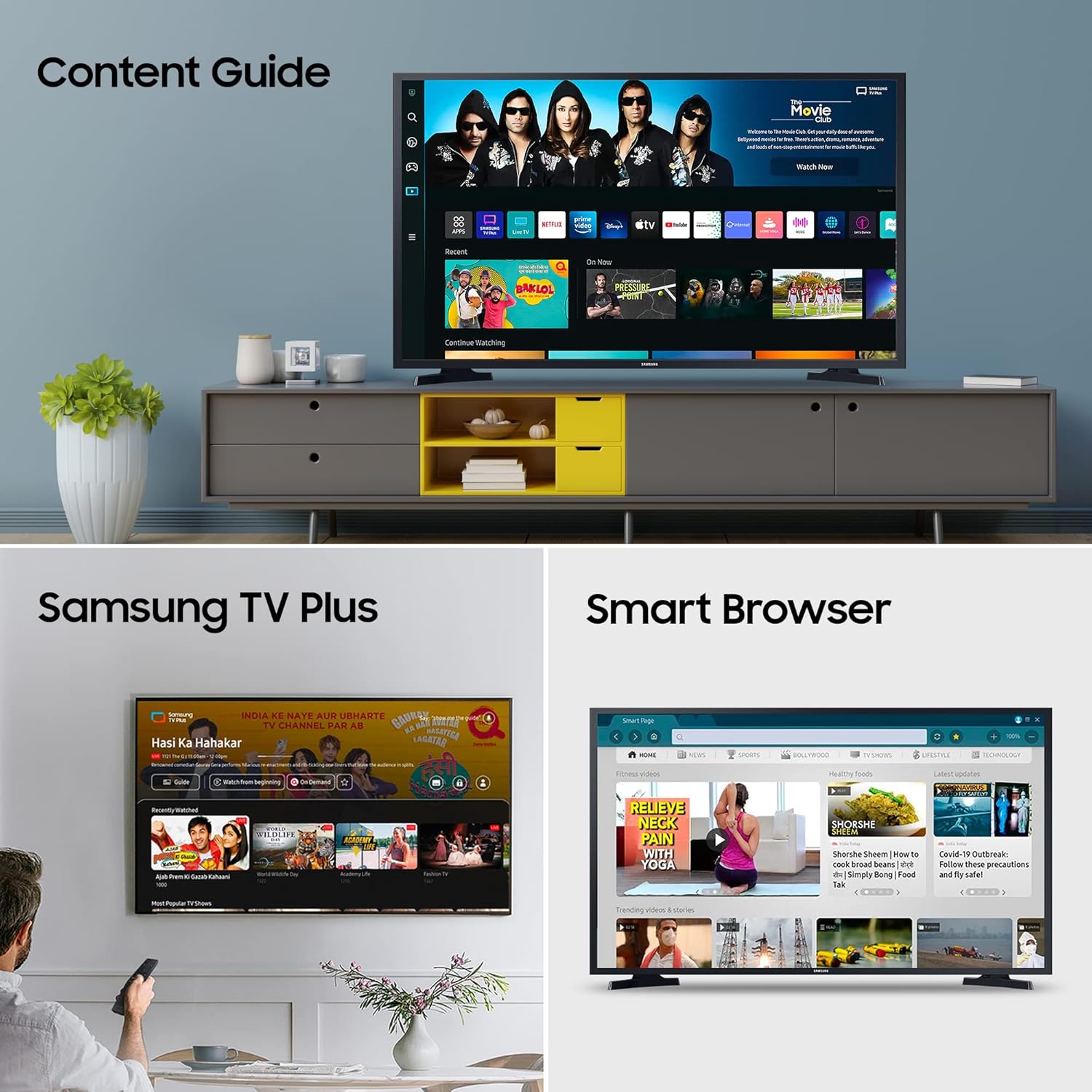 MOD32SFL-CLASSIC 32-Inch Smart LED TV | Android OS | Wi-Fi & Screen Mirroring | 512MB RAM + 4GB Storage | 1 Year Warranty (No Installation – No Finance)