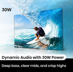 43" Full Android A++ Smart LED TV – 1GB RAM + 8GB Storage, Voice Remote, Golden Bezel, 2-Year Warranty