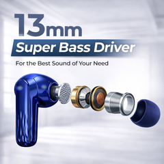 Buy Pods 7+ Bluetooth Earbuds, Get Pluto Wireless Neckband | ENC Mic, Powerful Bass, Type-C Charging