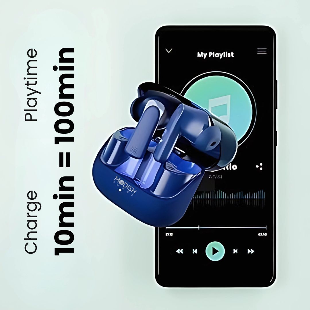Multichoice Earpods ModishOmbre HipHop TWS Bluetooth Earbuds | 30H Playtime, Quad Mic, Tou ...