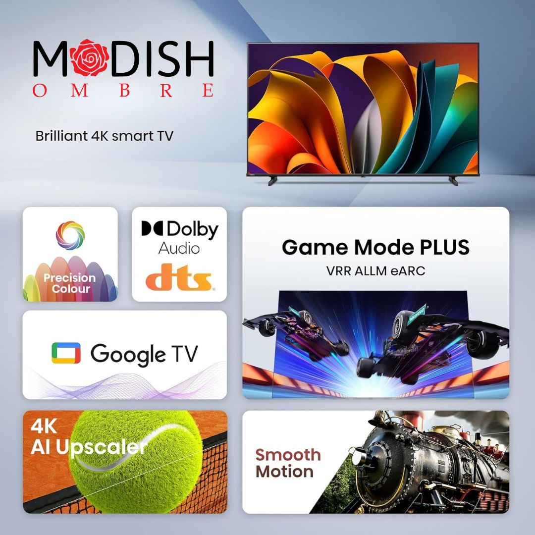 MOD55SQFL-4K-Q LED 55-Inch Full Android Smart Frameless LED TV – UHD 4K Display, 1GB RAM, 2-Year Warranty