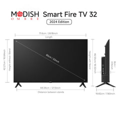 MOD32SFL-CLASSIC 32-Inch Smart LED TV | Android OS | Wi-Fi & Screen Mirroring | 512MB RAM + 4GB Storage | 1 Year Warranty (No Installation – No Finance)