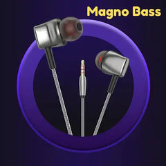 ModishOmbre Magno-Bass Wired Earphones – Features include 14mm drivers, magnetic earbuds, inline mic, noise isolation

