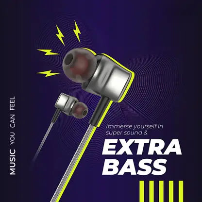 Extra Bass and HD sound quality – ModishOmbre Magno-Bass Earphones

