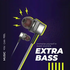 Extra Bass and HD sound quality – ModishOmbre Magno-Bass Earphones

