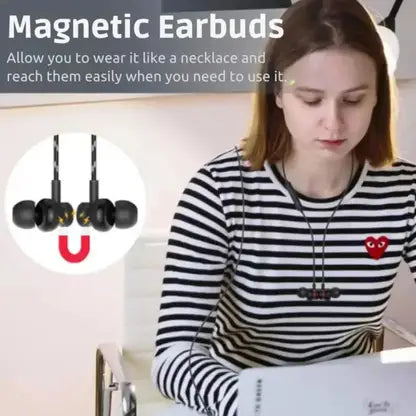ModishOmbre Type-C Magnetic Earbuds with tangle-free cable – lifestyle use
