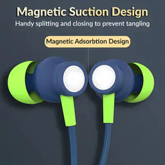 Tangle-free cable and magnetic suction design – ModishOmbre Vibe Tune Earphones

